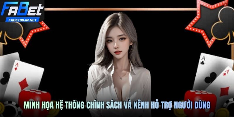 Minh họa hệ thống chính sách và kênh hỗ trợ người dùng