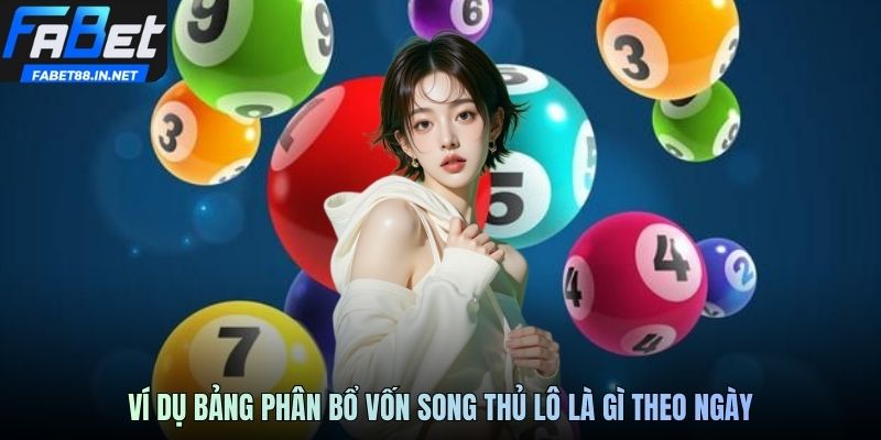 Ví dụ bảng phân bổ vốn song thủ lô là gì theo ngày